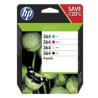 HP No.364 Kasečių rinkinys (N9J73AE), juoda ir trispalvė kasetė rašali
