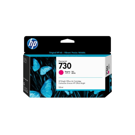 HP 730 (P2V63A) Rašalinė kasetė, Purpurinė (SPEC)