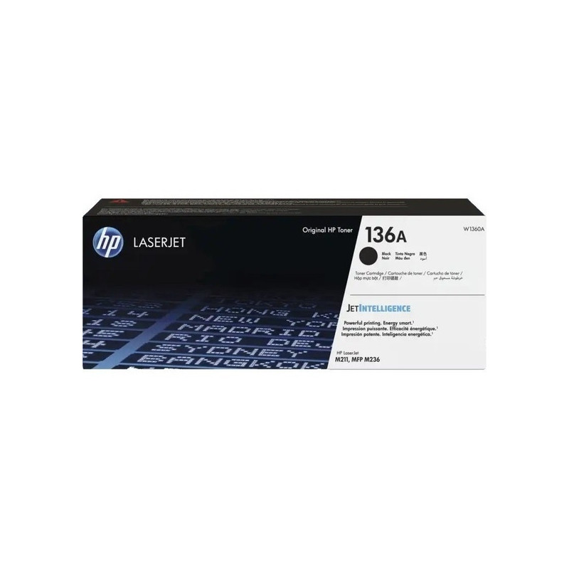 HP 136A (W1360A) kasetė lazeriniams spausdintuvams, Juoda (1150 psl.)
