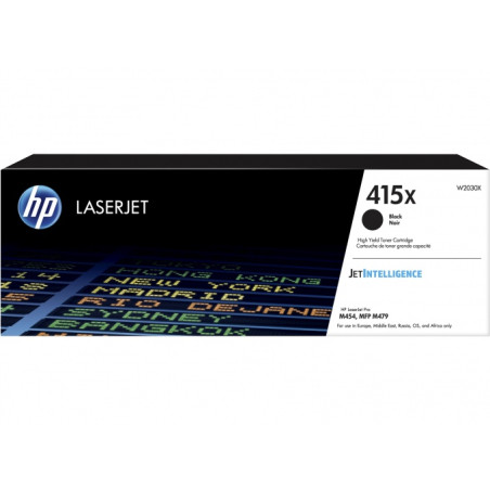 HP 415X (W2030X) Lazerinė kasetė, Juoda