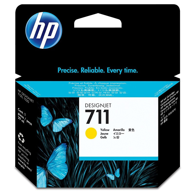 Kasetė HP No.711 (CZ132A) YL 29ml OEM