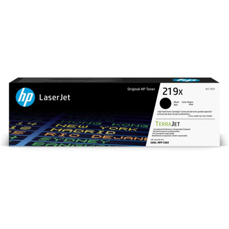 HP 219X (W2190X) Lazerinė kasetė, Juoda