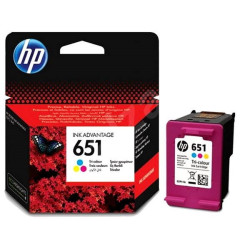 Kasetė HP No.651 (C2P11AE) CMY 300psl OEM