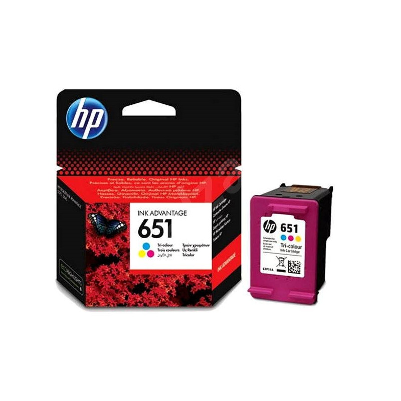Kasetė HP No.651 (C2P11AE) CMY 300psl OEM