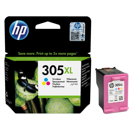 Kasetė HP No.305XL (3YM63AE) CMY 200psl OEM