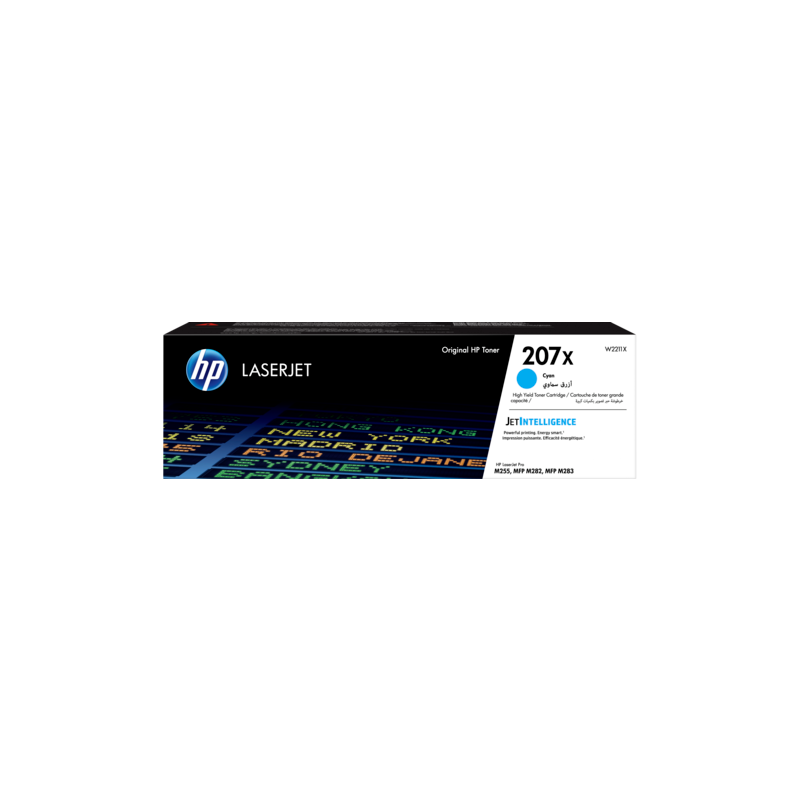 HP 207X (W2211X) Lazerinė kasetė, Žydra