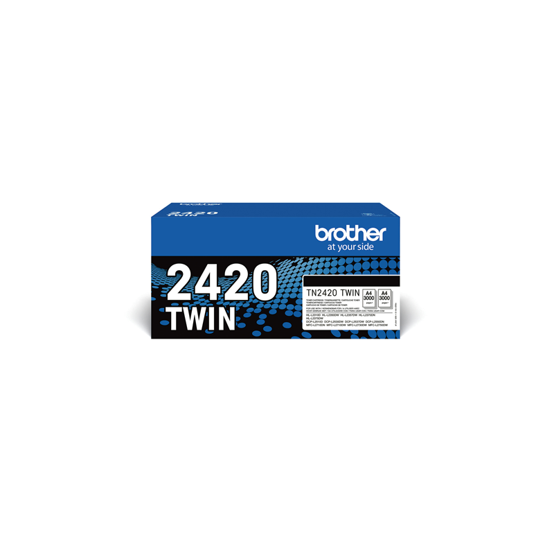 Kasetė Brother TN-2420TWIN BK 2x3000psl OEM