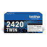 Kasetė Brother TN-2420TWIN BK 2x3000psl OEM