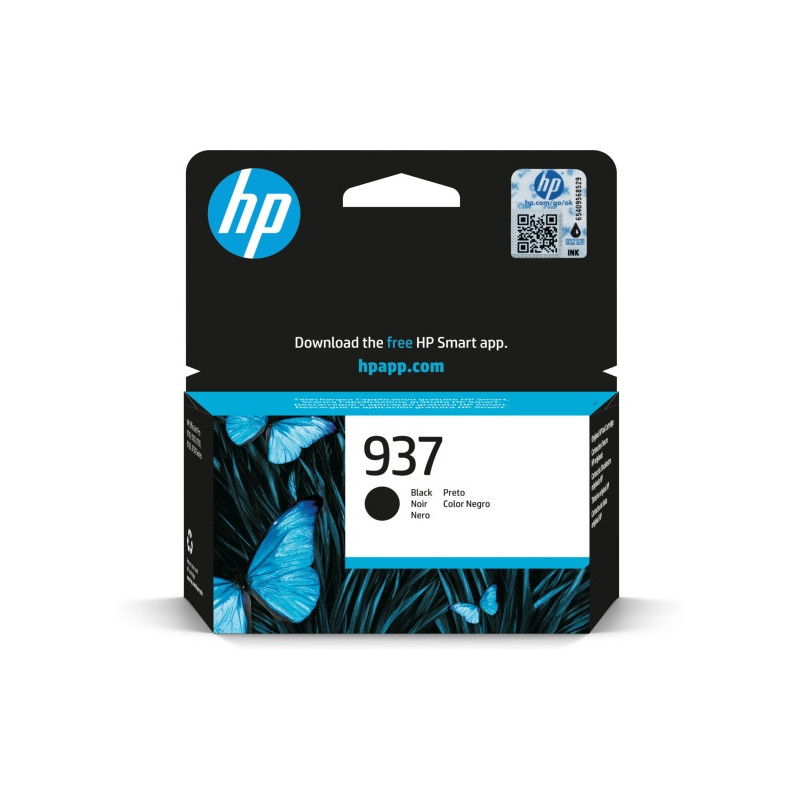 Kasetė HP Ink No.937 (4S6W5NE) BK 1250psl OEM