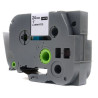 Juostelė Brother TZE-251/TZ251 24mm x 8m BK/WH NAUJA