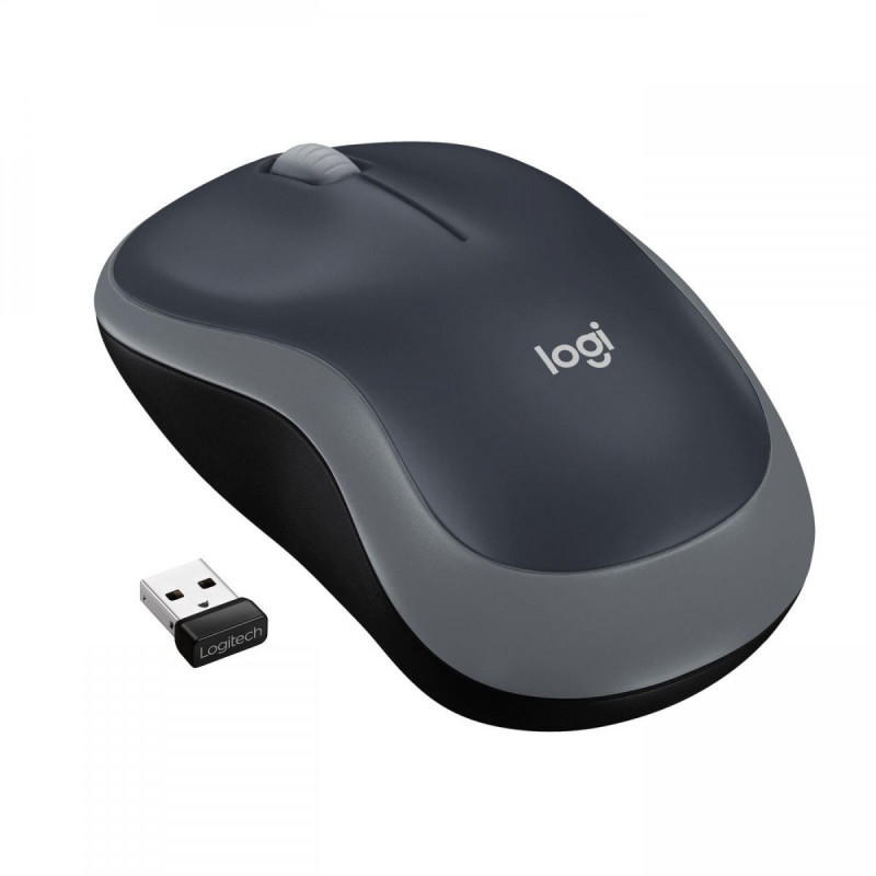 Pelė Logitech M185 belaidė USB BK/GY
