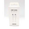 Įkroviklio laidas Samsung EP-DA705BWEGWW USB-C to USB-C 1m WH