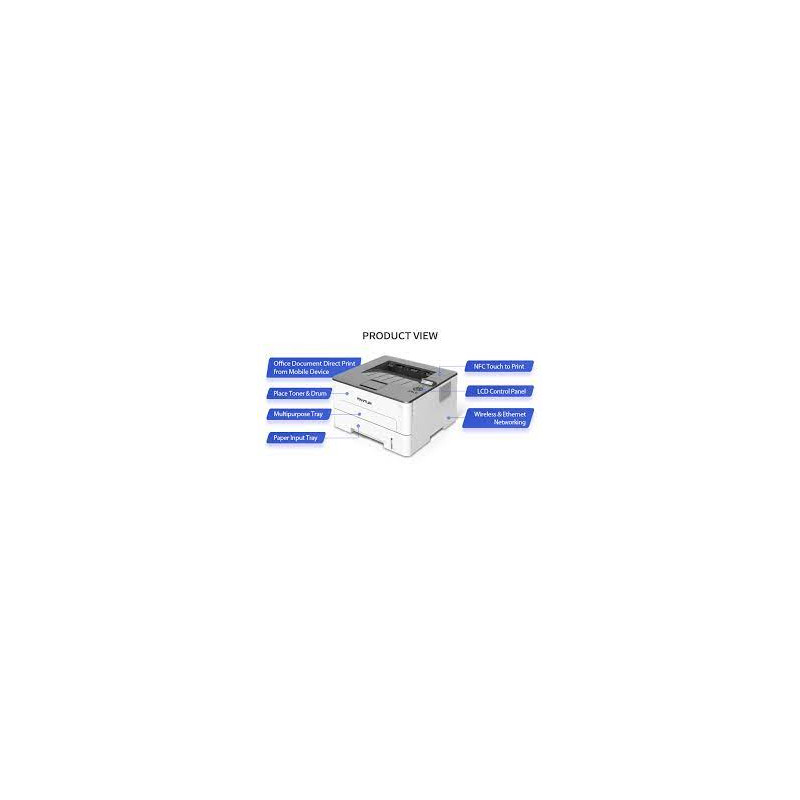 Spausdintuvas PANTUM P3010DW Mono Duplex LAN WiFi