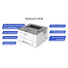 Spausdintuvas PANTUM P3010DW Mono Duplex LAN WiFi