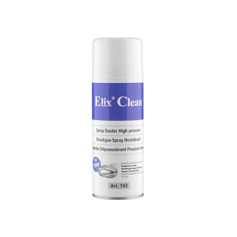 Suspaustas oras ELIX CLEAN HIGH PRESSURE - Nedegus  (SprayDuster) 300ml