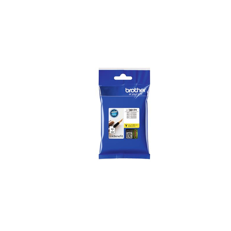 Kasetė Brother LC3617 YL 550psl OEM