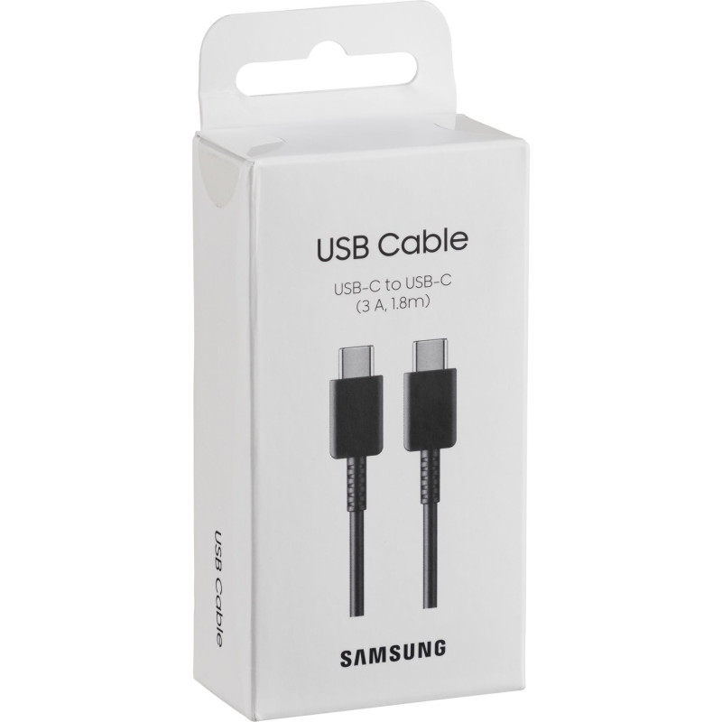 Įkroviklio laidas Samsung EP-DX310JBEGEU USB-C to USB-C 1.8m BK