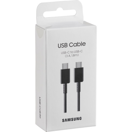 Įkroviklio laidas Samsung EP-DX310JBEGEU USB-C to USB-C 1.8m BK