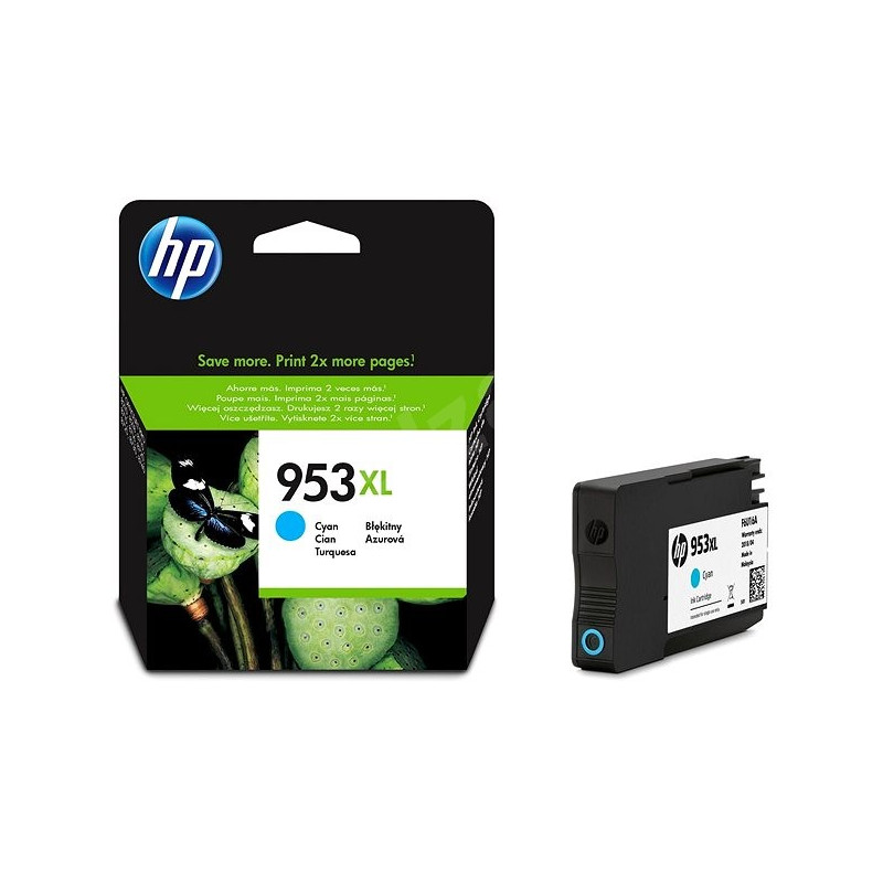 Kasetė HP No.953XL (F6U16AE) CY 1600psl. OEM