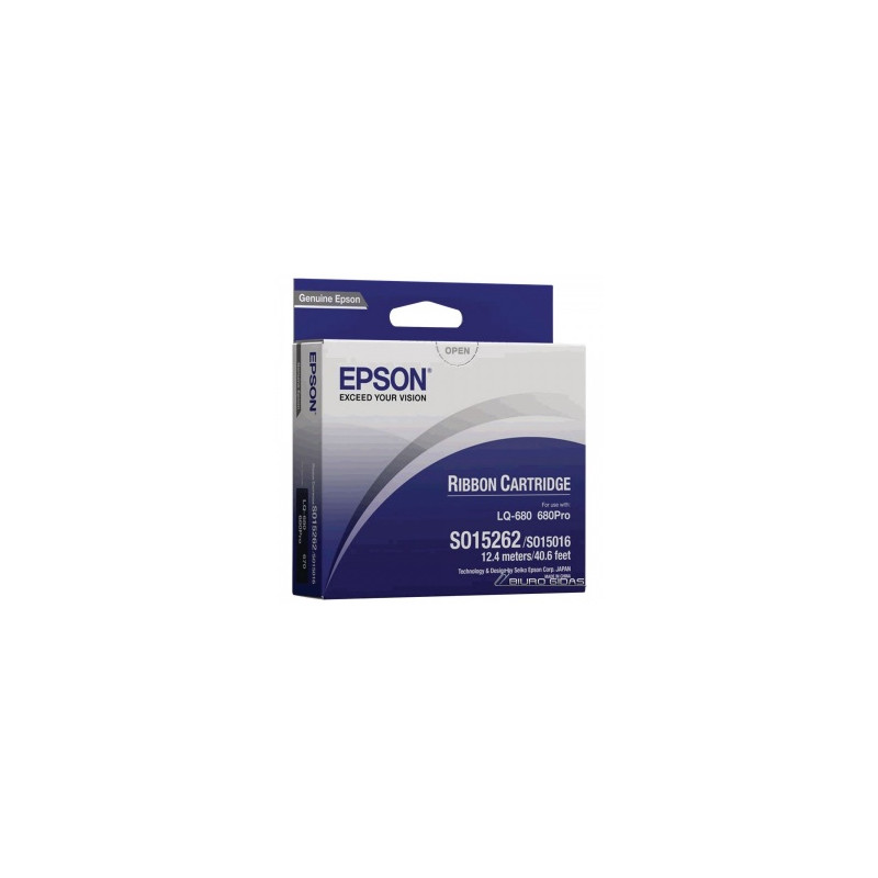 Ribbon Epson LQ-680 7763 (C13S015262/C13S015016) BK OEM