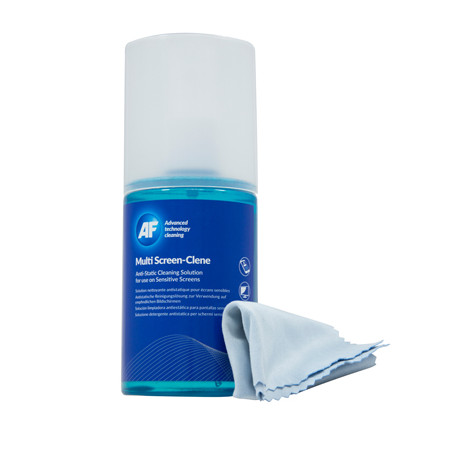 Valiklis AF TFT/LCD ekranams/ Interaktyvioms lentoms antistatinis su šluoste 200ml