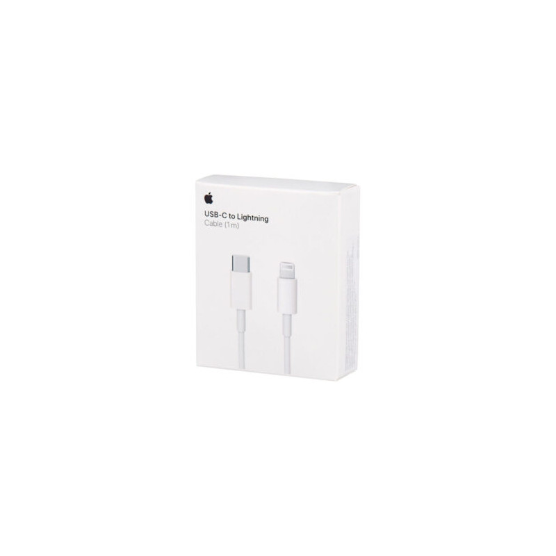 Įkroviklio laidas Apple MM0A3ZM/A USB-C to Lightning 1m WH