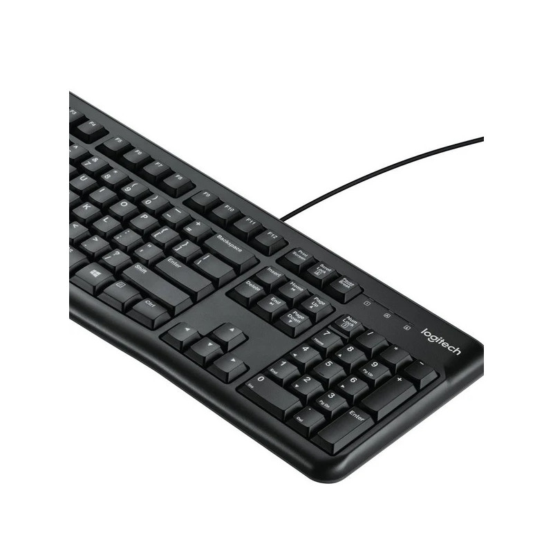 Klaviatūra Logitech K120 (US) laidinė USB BK