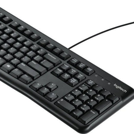 Klaviatūra Logitech K120 (US) laidinė USB BK