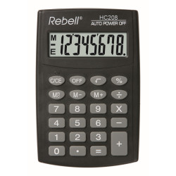 Skaičiuotuvas kišeninis Rebell HC208