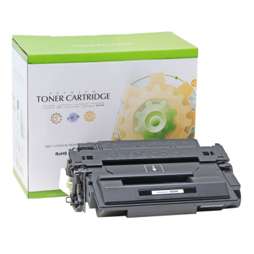 Neoriginali Static Control HP CE255X / CRG 724H, juoda kasetė lazeriniams spausdintuvams, 12500 psl.