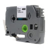 Juostelė Brother TZE-221/TZ221 9mm x 8m BK/WH NAUJA