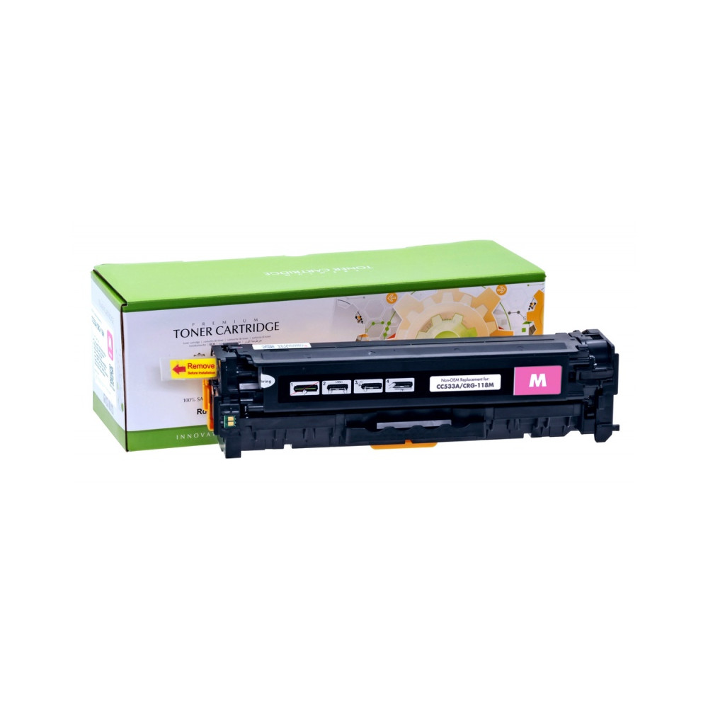 Neoriginali Static Control HP CC533A IP Safe, purpurinė kasetė lazeriniams spausdintuvams, 2800 psl.