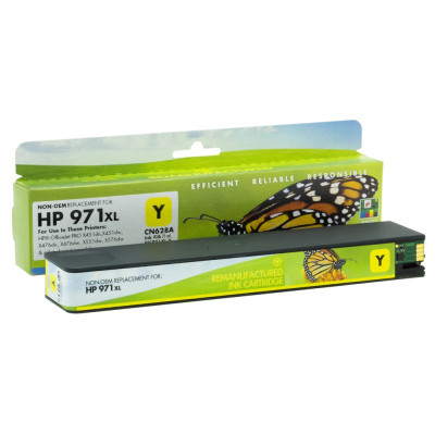 Neoriginali Static Control HP 971 XL (CN628AE), geltona kasetė rašaliniams spausdintuvams, 6600 psl.
