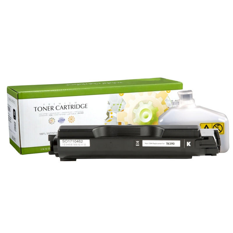 Static Control Lazerinė kasetė juoda, suderinama su Kyocera TK-590K