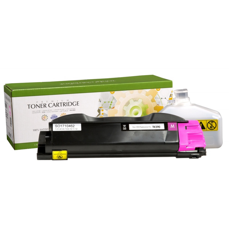 Static Control Lazerinė kasetė purpurinė, suderinama su Kyocera TK-590M