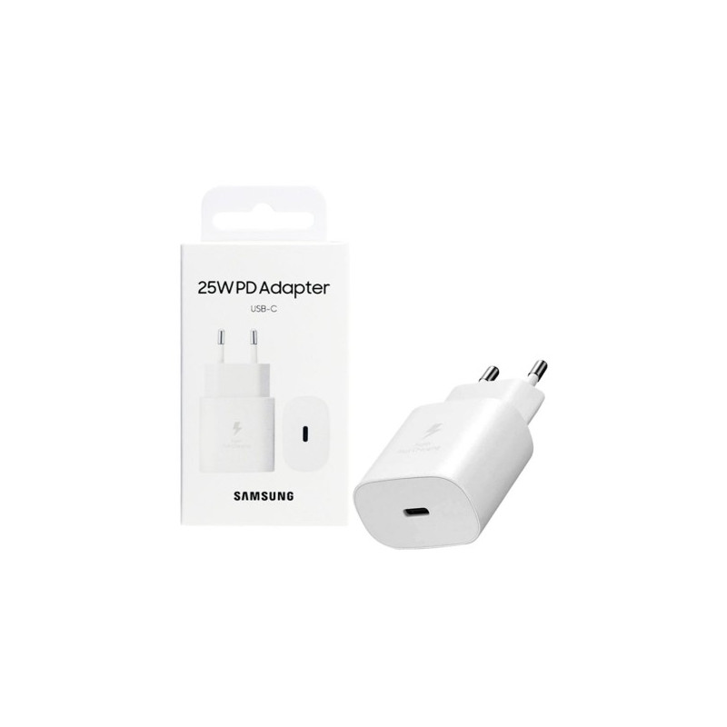 Įkroviklis Samsung AC Adapteris USB Type C EP-TA800NWEGEU 25W WH