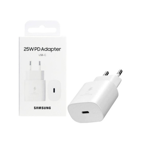 Įkroviklis Samsung AC Adapteris USB Type C EP-TA800NWEGEU 25W WH
