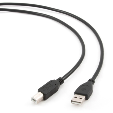 Laidas spausdintuvui GEMBIRD CCP-USB2-AMBM-10 USB 2.0 A- B 3m cable BK
