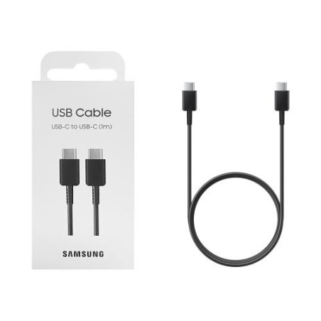 Įkroviklio laidas Samsung EP-DA705BBEGWW USB-C to USB-C 1m BK