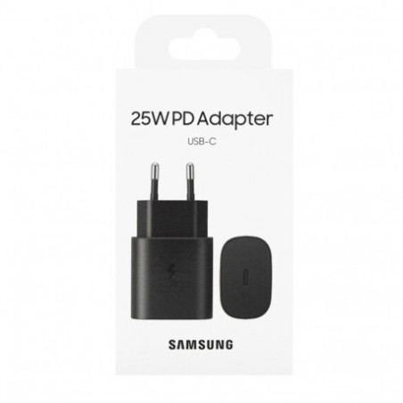 Įkroviklis Samsung AC Adapteris USB Type C EP-TA800NBEGEU 25W BK