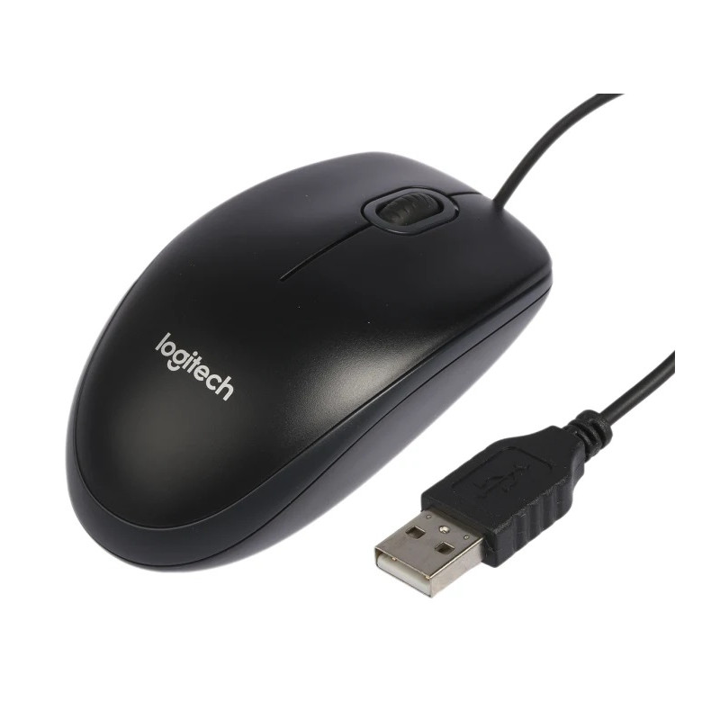 Pelė Logitech B100 laidinė USB BK