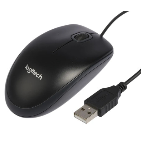 Pelė Logitech B100 laidinė USB BK