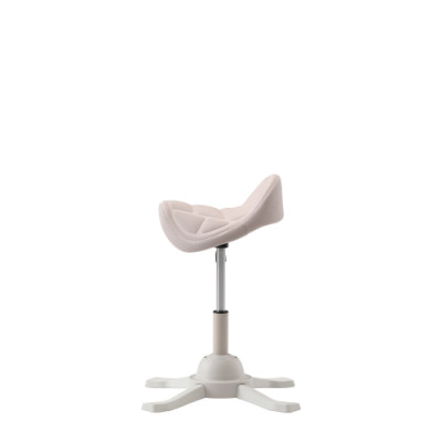Up Up Toronto ergonominė balansinė kėdė Balta, Dramblio kaulo sp. audinys, ilgesnis dujinis keltuvas