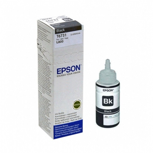 Epson T6731 (C13T67314A) Rašalo papildymo buteliukas, Juoda rašaliniams spausdintuvams