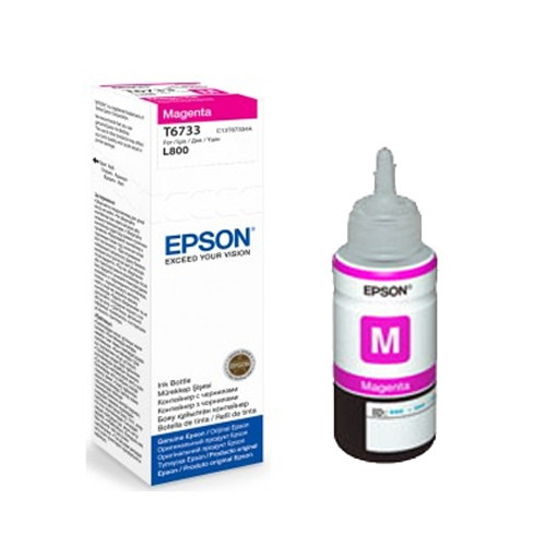 Epson T6733 (C13T67334A) Rašalo papildymo buteliukas, Purpurinė rašaliniams spausdintuvams