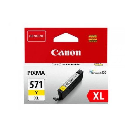 Canon CLI-571XL Y (0334C001) Rašalinė kasetė, Geltona