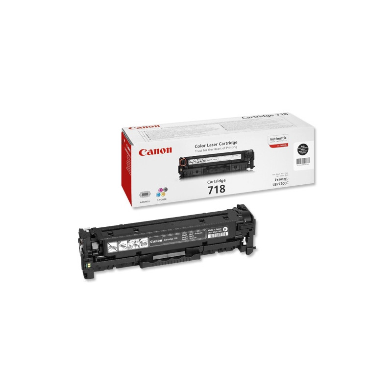 Canon CRG 718 (2662B002) Lazerinė kasetė, Juoda