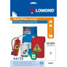 Lipni poliesterio plėvelė Lomond PET Laserjet Film Self Adhesive White-coated Matinė A4, 25 lapai