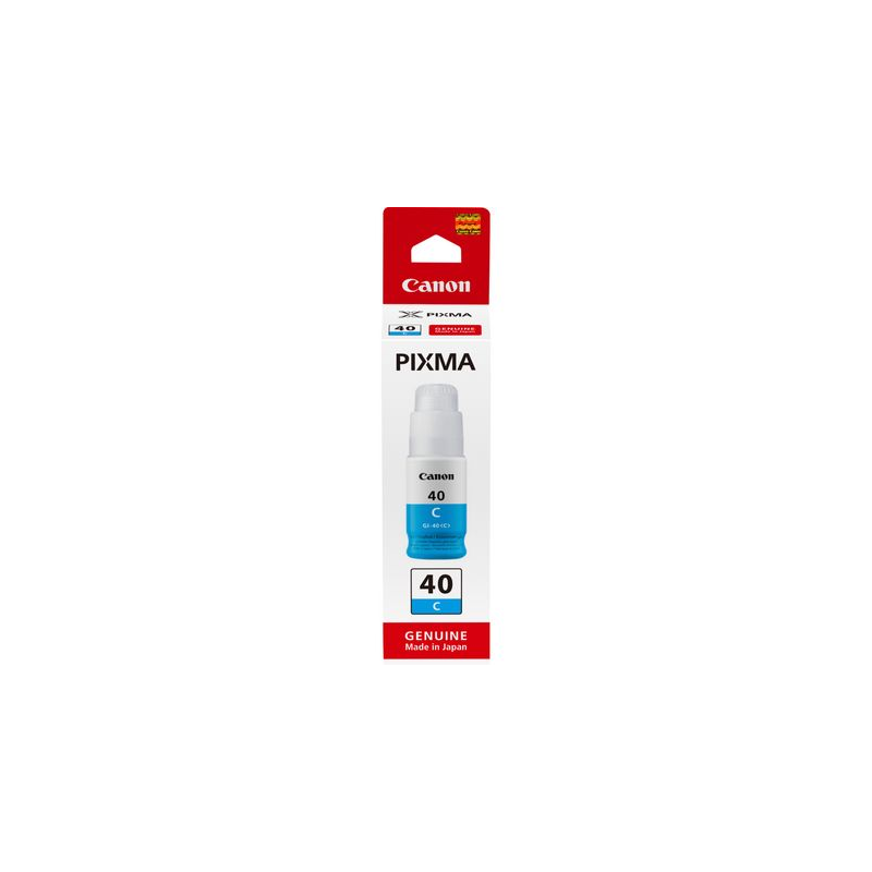 Canon GI-40C (3400C001) Rašalo papildymo buteliukas, Žydra