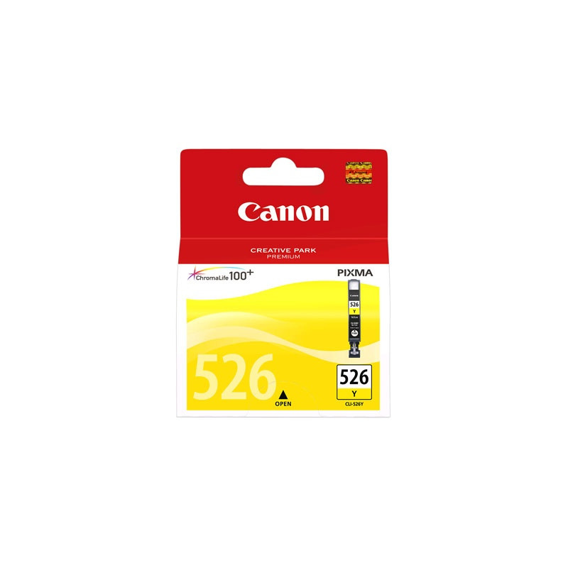 Canon CLI-526 Y (4543B001) Rašalinė kasetė, Geltona